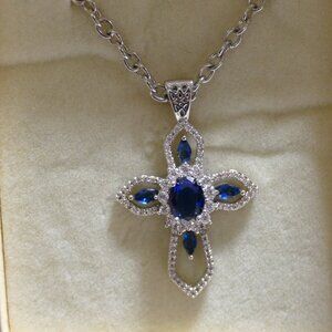 CZ CROSS PENDANT NWOT